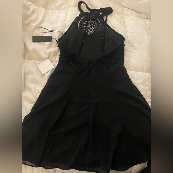 Lulus Black Mini Dress, Size L - Picture 2 of 3